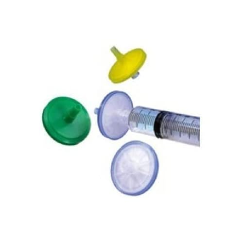 neoLab PTFE HPLC-Spritzenfilter codiert, 0.45µm Porengröße, 25mm Durchmesser, Natur, 100 Stück von neoLab