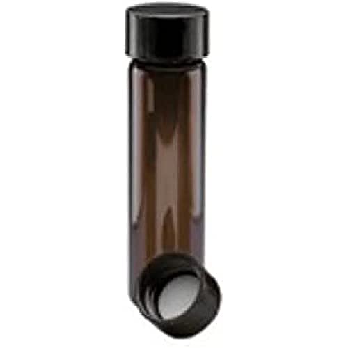 Wheaton Probenfläschchen mit Schraubkappe, Braun, 8.0mL Kapazität, 63mm Höhe, 200 Stück von Wheaton