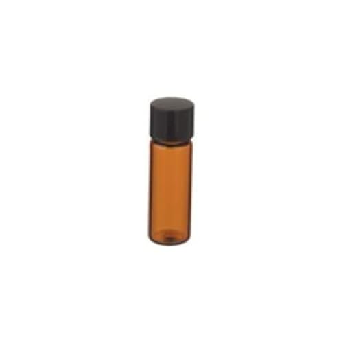 Wheaton Borosilikatglas Probenfläschchen mit Kappe und Dichtung, Braun, 4mL Kapazität, 48mm Höhe, 144 Stück von Wheaton