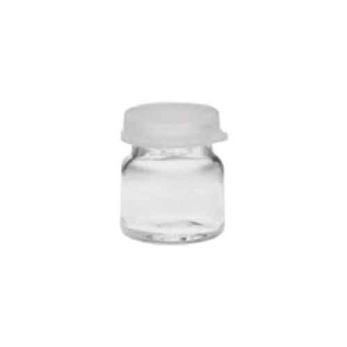 Wheaton Glas Schnappdeckelgläschen mit Deckel, Vers, Klar, 30mm Durchmesser, 40 Höhe, 16mL Kapazität, 144 Stück von Wheaton