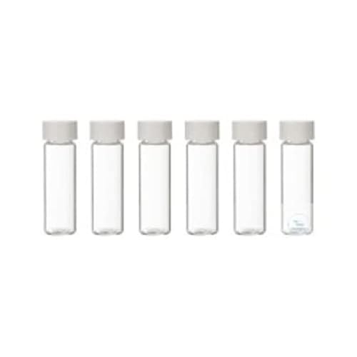 Wheaton Borosilikatglas Szintillations-Fläschchen mit Kappe, 15mm Hals Durchmesser, 58mm Höhe, 6mL Kapazität, 200 Stück von Wheaton
