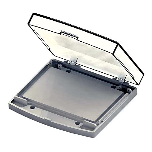 neoLab Aluminium Reaktions Wechselblöcke für MTP 96-Well Mikrotiterplatte, Grau/Transparent, 220mm Länge x 220mm Breite x 170mm Höhe von neoLab