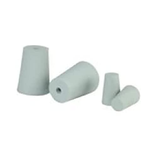 neoLab Gummi Stopfen zum Butyrometer, Konisch, 16mm Durchmesser, 45mm Höhe, Blau, 50 Stück von neoLab