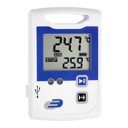 neoLab Cryo Datenlogger, Weiß/Blau, 88mm x 55mm x 20mm von neoLab