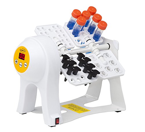 neoLabLine Polypropylen Rotationspaddel für 14 Röhrchen, Grau, 2 Stück von neoLab