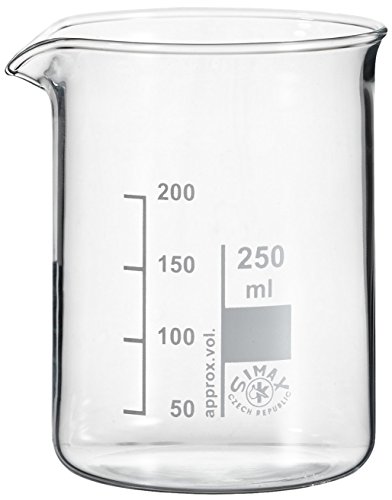 neoLab E-1038 Bechergläser, niedrige Form, 250 mL (10-er Pack) von neoLab