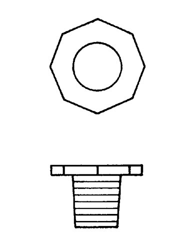 neoLab ecoLab Polyethylen NS-Stopfen für NS 10/19, 8-Kt-Platte, Weiß, 10 Stück von neoLab