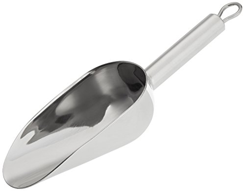 neoLab Edelstahl Schaufel, 215mm Länge, Silber, 100 mL Kapazität von neoLab