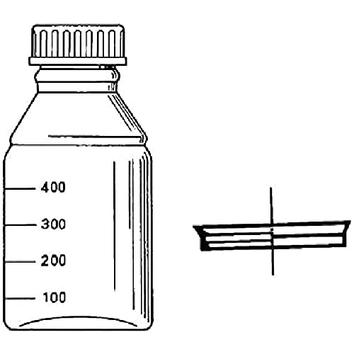 neoLab E-1824 Laborflaschen, Braunglas, SIMAX, 1000 mL (10-er Pack) von neoLab