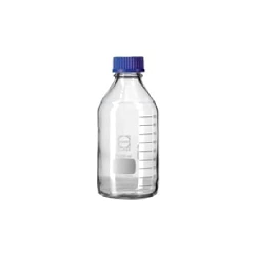 neoLab E-2058 ecoLab Laborflaschen mit Ausgießring und Schraubkappe, Duran GL 45, 250 mL Nennvolumen von neoLab