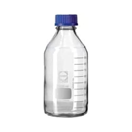 neoLab E-2059 ecoLab Laborflaschen mit Ausgießring und Schraubkappe, Duran GL 45, 500 mL Nennvolumen von neoLab