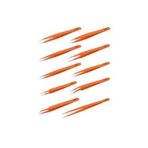 neoLab Edelstahl Pinzette "Grip", Gerade, Typ 00, 115mm Länge von neoLab