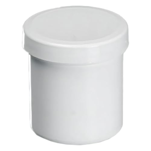 Bürkle Polypropylen Schraubdose mit Verschluss, Weiß, 250mL Kapazität, 68mm Durchmesser, 79mm Höhe Bürkle Polypropylen Schraubdose mit Verschluss, Weiß, 250mL Kapazität, 68mm Durchmesser, 79mm Höhe von neoLab