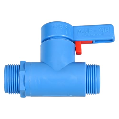 Bürkle Polypropylen/Polycarbonat StopCock Durchlaufhahn mit 3/4" Zulaufgewinde Überwurfmutter, 3/4" Auslaufgewinde Überwurfmutter, Blau Bürkle Polypropylen/Polycarbonat StopCock Durchlaufhahn mit 3/4" Zulaufgewinde Überwurfmutter, 3/4" Auslaufgewinde Überwurfmutter, Blau von neoLab