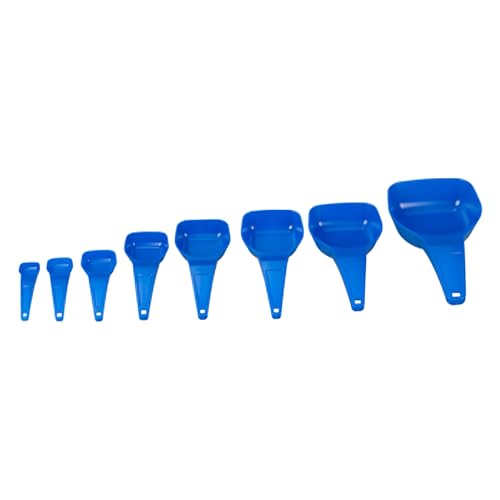 Bürkle Polystyrol Messlöffel, 15mL Kapazität, Steril, Blau, 100 Stück von neoLab