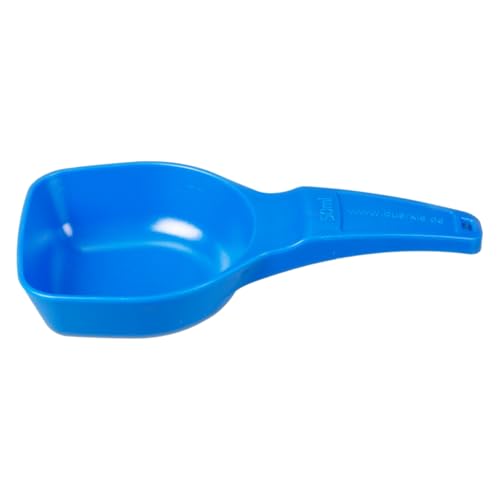 Bürkle Polystyrol Messlöffel, 50mL Kapazität, Unsteril, Blau, 100 Stück von neoLab