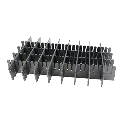 neoLab Polypropylen Rastereinsatz für 40 x 100ml Flaschen, Schwarz, 505mm x 305mm x 80mm neoLab Polypropylen Rastereinsatz für 40 x 100ml Flaschen, Schwarz, 505mm x 305mm x 80mm von neoLab