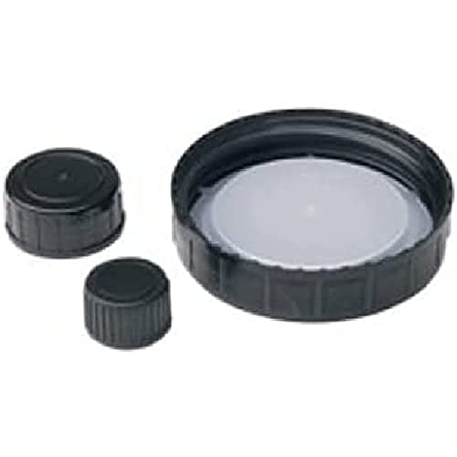 neoLab Schraubgewindeverschlüsse mit Kunststoffeinla für Enghals-Glasflaschen, High-Density-Polyethylen, DIN 18, Schwarze neoLab Schraubgewindeverschlüsse mit Kunststoffeinla für Enghals-Glasflaschen, High-Density-Polyethylen, DIN 18, Schwarze von neoLab