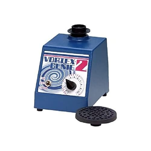 neoLab Vortex Genie 2 Kleinschüttler mit Extra-Power, 2700 UpM, Blau, 165mm Länge x 122mm Breite x 165mm Höhe von neoLab