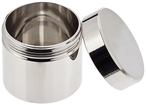 neolab 3 2127 Edelstahl-Kanister mit Schraubverschluss, 20 ml, 36 mm x 38 mm Durchmesser von neoLab