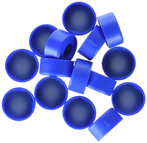 neochrom Schnappringkappe, klares PTFE/blaues Silikon, 11mm Öffnung, 100 Stück von neochrom
