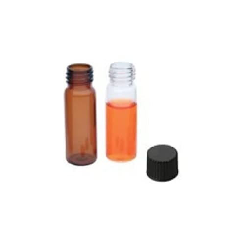 neochrom Schraubfläschchen Klarglas, 13mm Öffnung, 4mL Kapazität, 15mm x 45mm, 100 Stück von neochrom