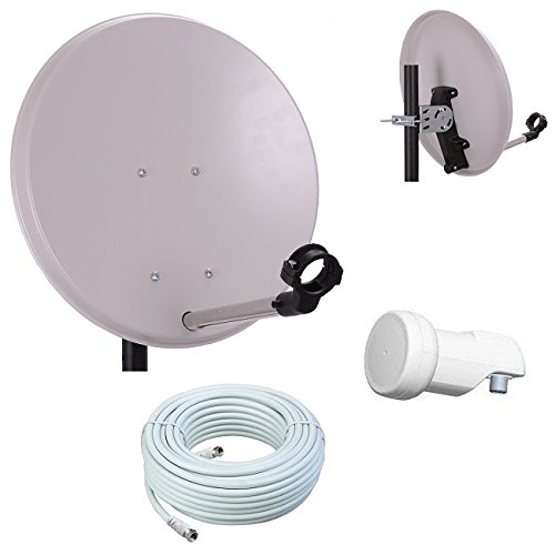 netshop 25 Digital Camping SAT Anlage 40 cm Spiegel + HD Single LNB + 10m Kabel netshop 25 Digital Camping SAT Anlage 40 cm Spiegel + HD Single LNB + 10m Kabel von netshop 25