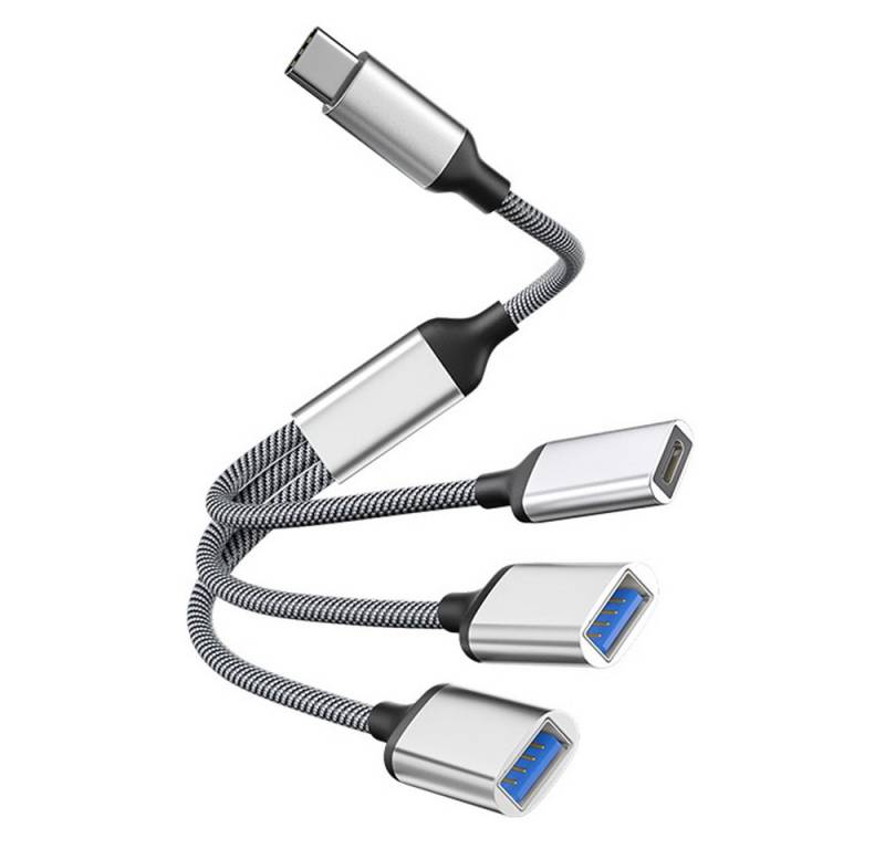neue dawn USB C auf USB A OTG Adapter Ladekabel für MacBook iPhone iPad Samsung USB-Adapter von neue dawn