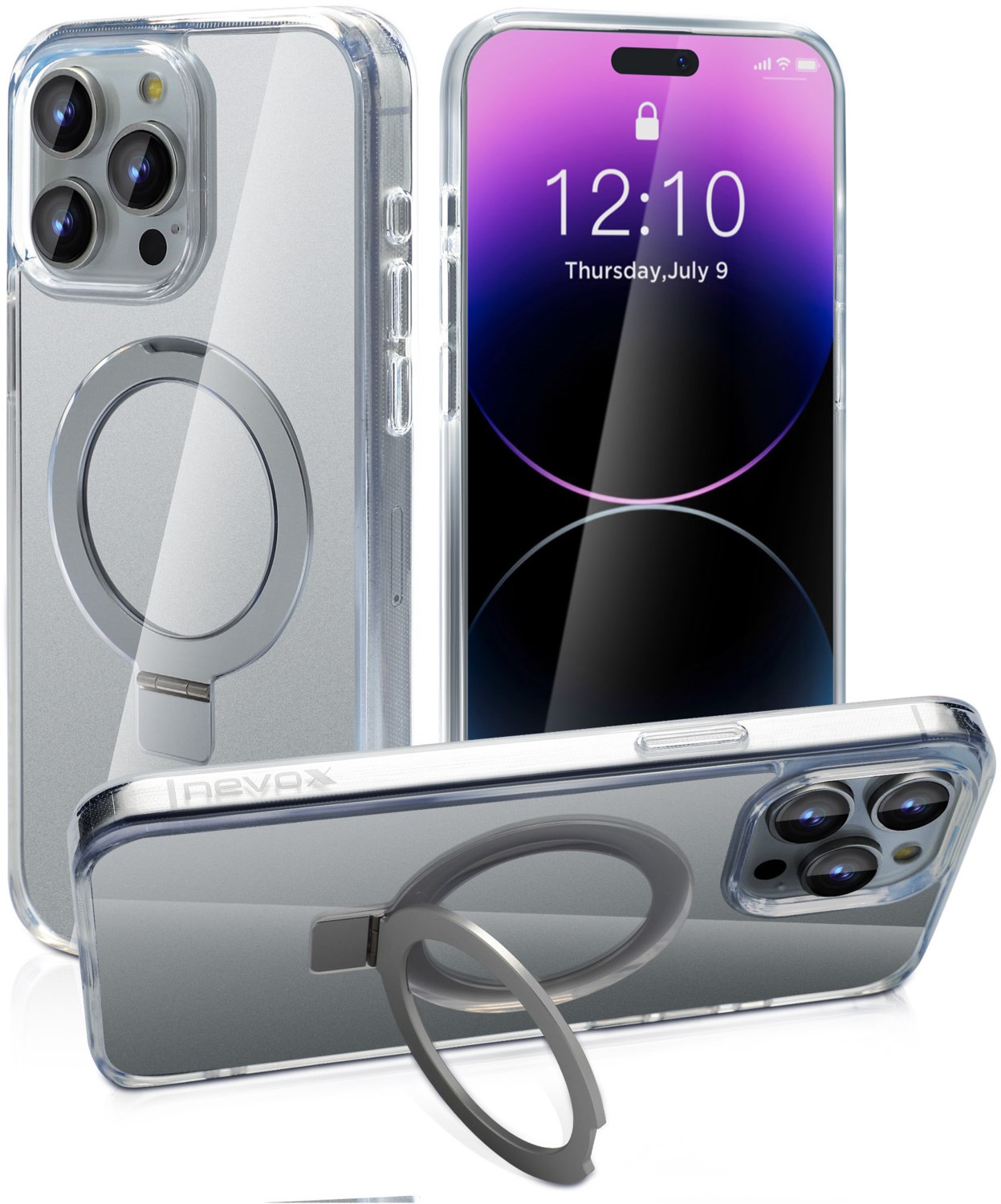 StyleShell ShockFlex MagSafe für iPhone 15 Pro transparent StyleShell ShockFlex MagSafe für iPhone 15 Pro transparent von nevox
