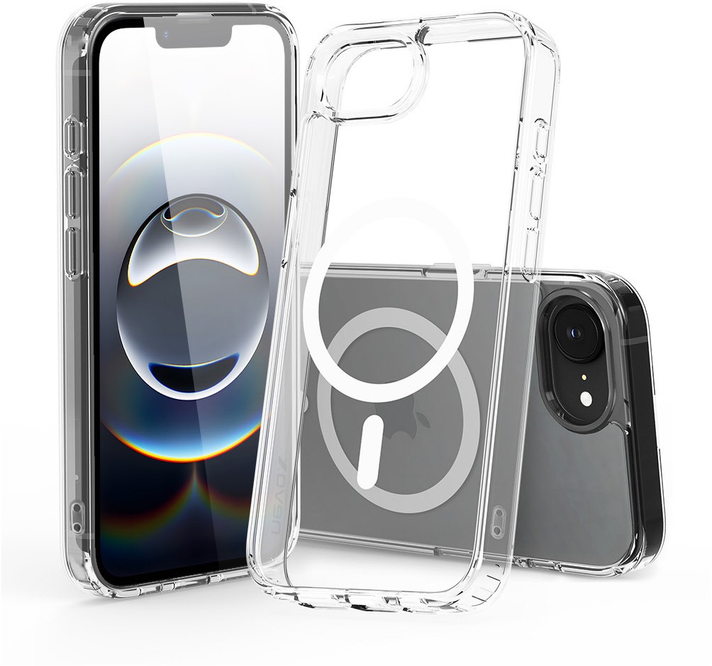 StyleShell ShockFlex MagSafe für iPhone 16e transparent von nevox