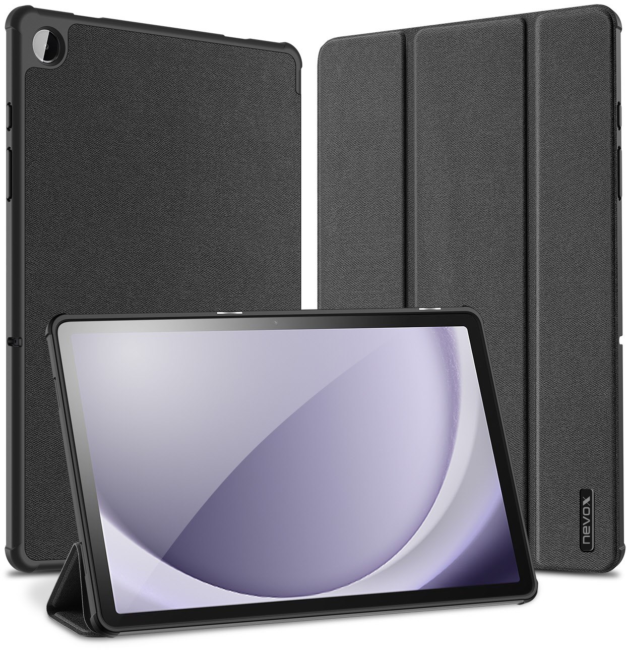 Vario Booktasche für Galaxy Tab A9+ basaltgrau Vario Booktasche für Galaxy Tab A9+ basaltgrau von nevox