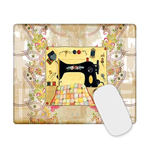 Mauspad Gaming Mousepad with Designs Stitched Edges 26 x 21 x 0.3 cm for PC, Laptop, Home Office (1281) von newplenty