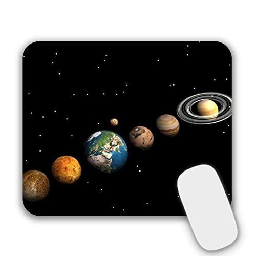 Mousepad Klein Mauspad mit Motiv 24 x 20 x 0,3 cm Schwarz rutschfeste Mauspads für PC,Laptop,Home, Office (201) von newplenty