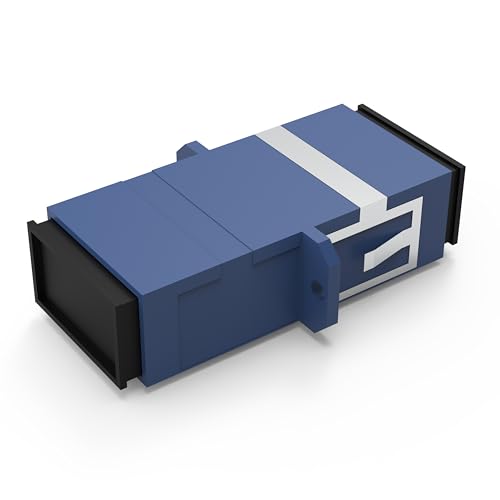 nexinex Glasfaserkabel Adapter | Kupplung SC auf SC Simplex | Verbinder für LWL Patchkabel | Buchse/weiblich nexinex Glasfaserkabel Adapter | Kupplung SC auf SC Simplex | Verbinder für LWL Patchkabel | Buchse/weiblich von nexinex