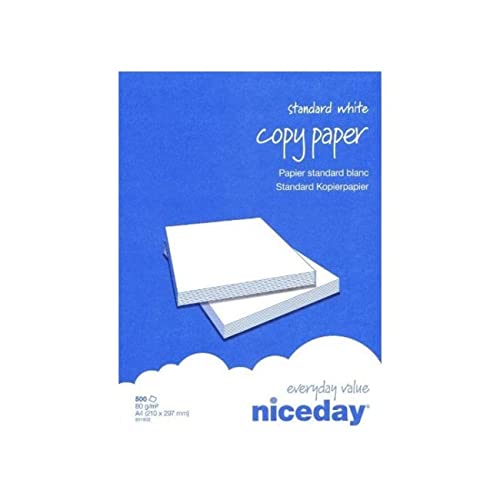 Niceday Kopierpapier DIN A4 80 g/m² Weiß 500 Blatt von niceday