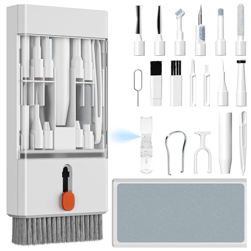 Tastatur Reinigungsset - Reinigungsset für Airpods 22 in 1 Tastaturreiniger mit Bürste Kopfhörer Reinigungsstift Multifunktionales Reinigungsset für Kamera Laptop PC-Monitor Telefon, Elfenbeinweiß Tastatur Reinigungsset - Reinigungsset für Airpods 22 in 1 Tastaturreiniger mit Bürste Kopfhörer Reinigungsstift Multifunktionales Reinigungsset für Kamera Laptop PC-Monitor Telefon, Elfenbeinweiß von nicekool