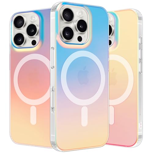 nicekool Hülle für iPhone 16 Pro Kompatibel mit MagSafe, magnetische HandyHülle Case für iPhone 16 Pro Schutzhülle Kratzfeste Rückseite Durchscheinende Matt, Schillernd Fluoreszierend nicekool Hülle für iPhone 16 Pro Kompatibel mit MagSafe, magnetische HandyHülle Case für iPhone 16 Pro Schutzhülle Kratzfeste Rückseite Durchscheinende Matt, Schillernd Fluoreszierend von nicekool