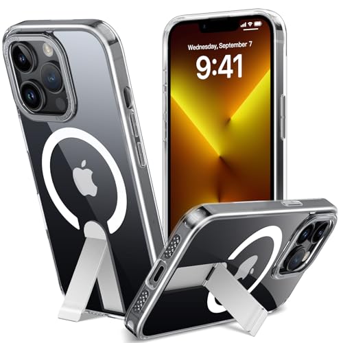 nicekool Magnetische Hülle für iPhone 13 Pro mit Unsichtbarer Ständer, Kompatibel mit Magsafe, Transluzente Matt Integrierter Ständer Handyhülle Stoßfest Kratzfeste Schutzhülle, 3 Standmodi nicekool Magnetische Hülle für iPhone 13 Pro mit Unsichtbarer Ständer, Kompatibel mit Magsafe, Transluzente Matt Integrierter Ständer Handyhülle Stoßfest Kratzfeste Schutzhülle, 3 Standmodi von nicekool