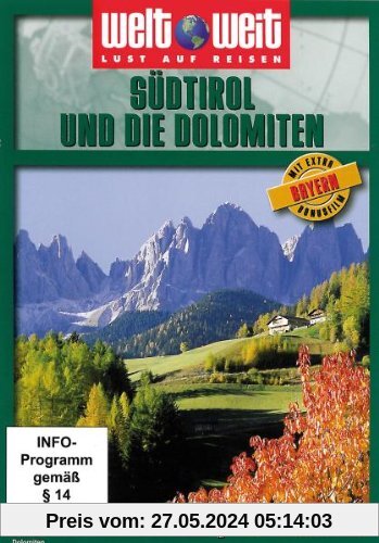 Südtirol - welt weit (Bonus: Bayern) von nicht bekannt