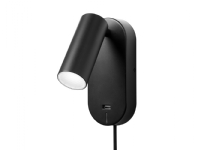 VÆGLAMPE EGO USB SORT von nielsen_light