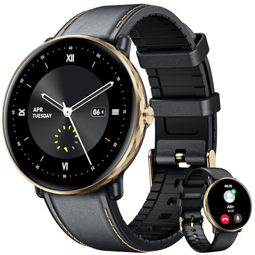 Smartwatch Fitnessuhr Wasserdicht Uhren mit Telefonfunktion: Herren Damen Smart Watch 1.43 Zoll AMOLED Armbanduhr mit Schlafmonitor Pulsuhr Schrittzähler Uhr 100+ Sportmodi Sportuhr für Android iOS Smartwatch Fitnessuhr Wasserdicht Uhren mit Telefonfunktion: Herren Damen Smart Watch 1.43 Zoll AMOLED Armbanduhr mit Schlafmonitor Pulsuhr Schrittzähler Uhr 100+ Sportmodi Sportuhr für Android iOS von niizero