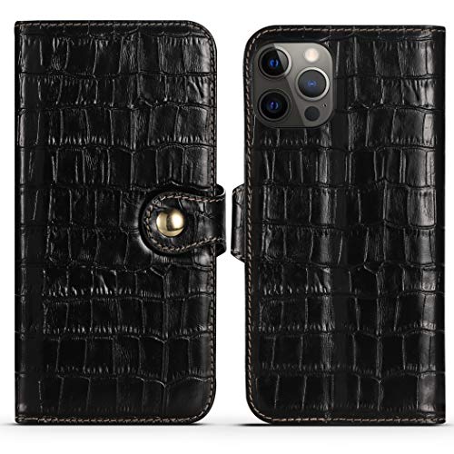 nincyee Echtleder Brieftasche Hülle für iPhone 12 Pro und iPhone 12,Klassisch Krokodil Muster Echtes Leder Klapphüllen mit Kartenschlitz nincyee Echtleder Brieftasche Hülle für iPhone 12 Pro und iPhone 12,Klassisch Krokodil Muster Echtes Leder Klapphüllen mit Kartenschlitz von nincyee