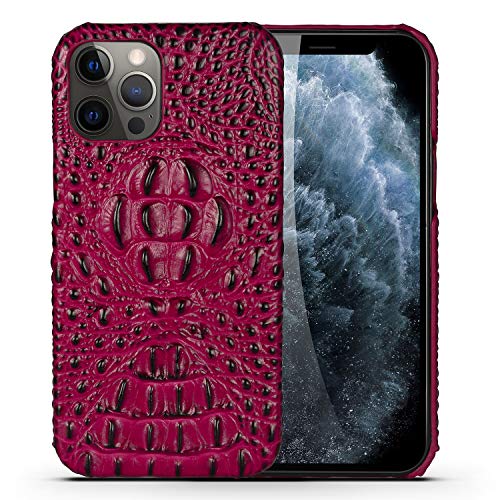 nincyee Echtleder Hülle für iPhone 12 Pro und iPhone 12,Krokodil Kopf Relief Echtes Leder Handyhülle Halb Verpackt Handgemacht nincyee Echtleder Hülle für iPhone 12 Pro und iPhone 12,Krokodil Kopf Relief Echtes Leder Handyhülle Halb Verpackt Handgemacht von nincyee