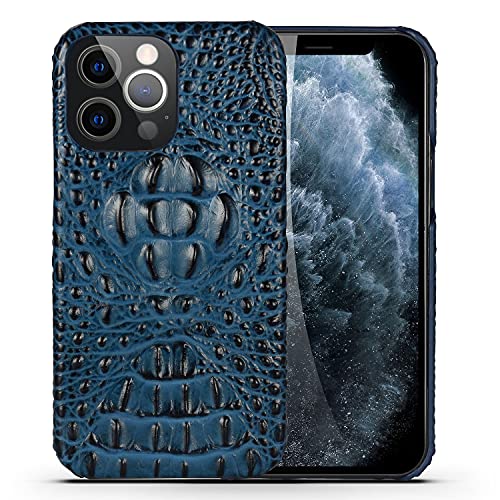 nincyee Echtleder Hülle für iPhone 13 Pro Max,Krokodil Kopf Relief Echtes Leder Handyhülle Halb Verpackt Handgemacht nincyee Echtleder Hülle für iPhone 13 Pro Max,Krokodil Kopf Relief Echtes Leder Handyhülle Halb Verpackt Handgemacht von nincyee