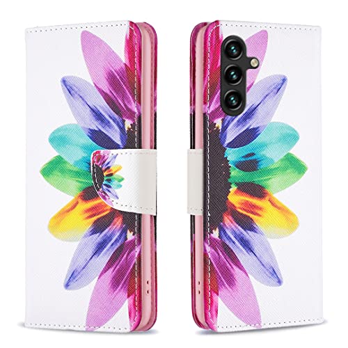 nincyee Klapphülle für Samsung Galaxy A56 5G, Schmetterling, Smile, Bär, Blumenbaum, buntes Muster, PU-Leder, Brieftaschenformat, Ständer nincyee Klapphülle für Samsung Galaxy A56 5G, Schmetterling, Smile, Bär, Blumenbaum, buntes Muster, PU-Leder, Brieftaschenformat, Ständer von nincyee