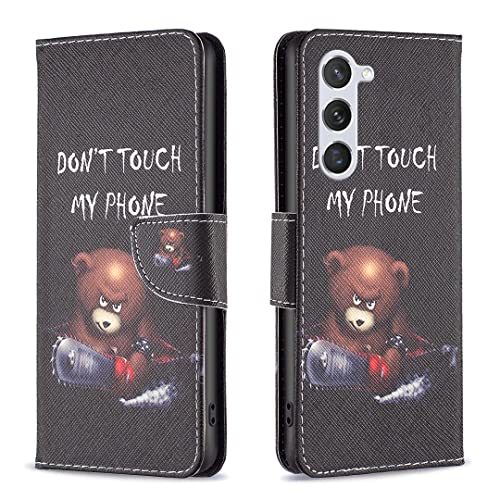 nincyee Klapphülle für Samsung Galaxy S25, Schmetterling, Smile, Bär, Blumenbaum, buntes Muster, PU-Leder, Brieftaschenformat, mit Ständer nincyee Klapphülle für Samsung Galaxy S25, Schmetterling, Smile, Bär, Blumenbaum, buntes Muster, PU-Leder, Brieftaschenformat, mit Ständer von nincyee