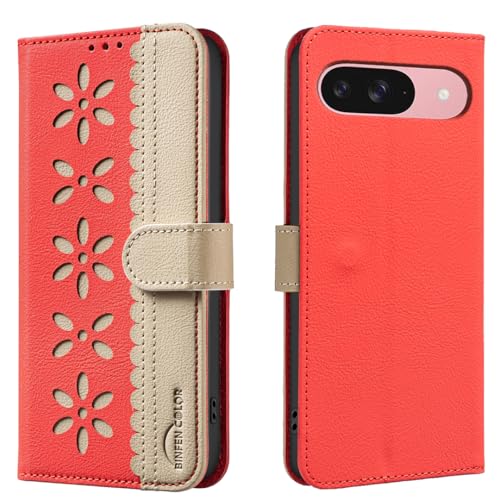 nincyee Schutzhülle für Google Pixel 8 Pro, klassisches kleines Blumenmuster, Premium-Leder, Brieftaschenformat, Standfunktion, Magnetverschluss nincyee Schutzhülle für Google Pixel 8 Pro, klassisches kleines Blumenmuster, Premium-Leder, Brieftaschenformat, Standfunktion, Magnetverschluss von nincyee