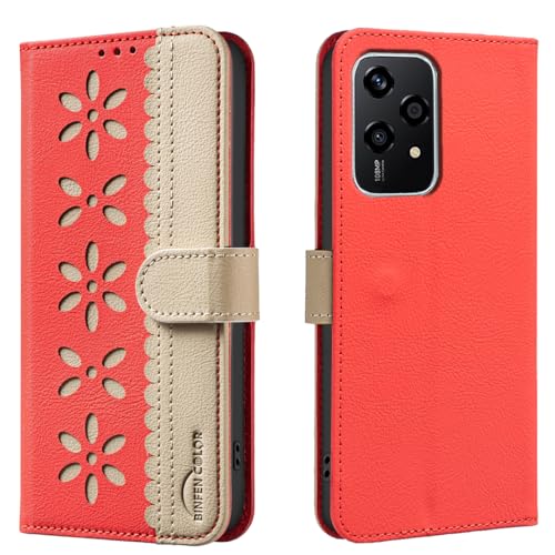nincyee Schutzhülle für Honor 200 Lite, klassisches kleines Blumenmuster, Premium-Leder, Brieftaschenformat, Standfunktion, Magnetverschluss nincyee Schutzhülle für Honor 200 Lite, klassisches kleines Blumenmuster, Premium-Leder, Brieftaschenformat, Standfunktion, Magnetverschluss von nincyee