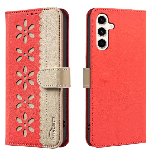 nincyee Schutzhülle für Samsung Galaxy A34 5G, klassisches kleines Blumenmuster, Premium-Leder, Brieftaschenformat, Standfunktion, Magnetverschluss nincyee Schutzhülle für Samsung Galaxy A34 5G, klassisches kleines Blumenmuster, Premium-Leder, Brieftaschenformat, Standfunktion, Magnetverschluss von nincyee