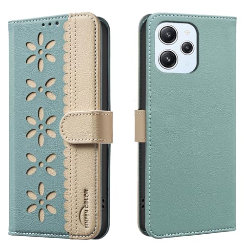 nincyee Schutzhülle für Xiaomi Redmi 12 4G, klassisches kleines Blumenmuster, Premium-Leder, Brieftaschenformat, Ständer, Klappetui, Magnetverschluss nincyee Schutzhülle für Xiaomi Redmi 12 4G, klassisches kleines Blumenmuster, Premium-Leder, Brieftaschenformat, Ständer, Klappetui, Magnetverschluss von nincyee
